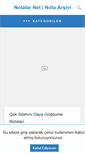 Mobile Screenshot of notalar.net